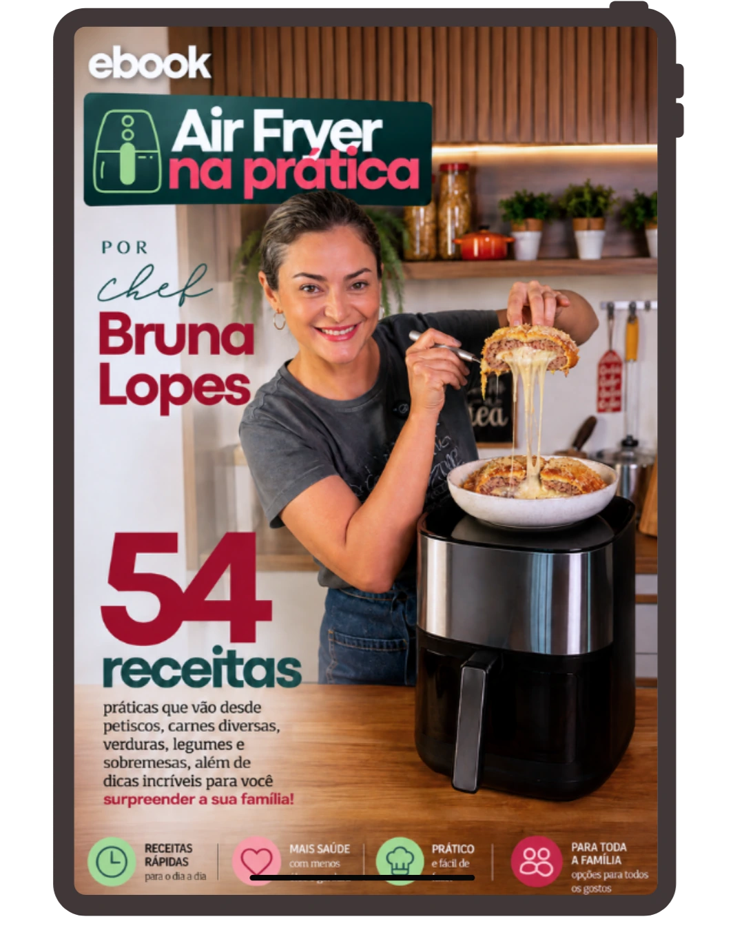 Capa do eBook Air Fryer na Prática